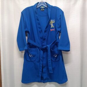 Disney Pixar Buzz Lightyear Robe‎ Blue Kids L(8/10) Bathtime Cozy Toy Story